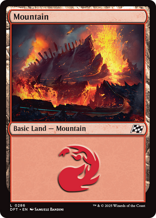Mountain (0286) (DFT-286) - Aetherdrift Foil