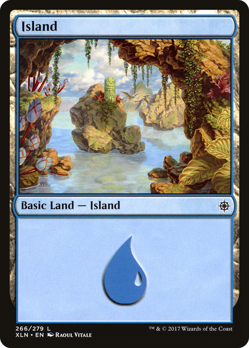 Island (266) (XLN-266) - Ixalan Foil