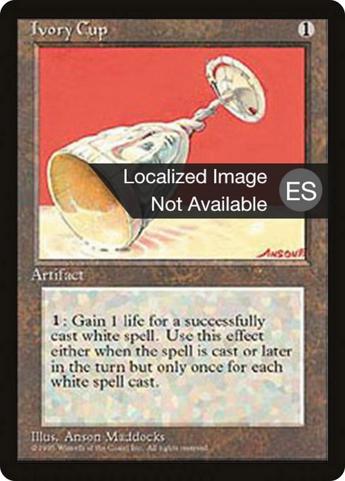 Ivory Cup (4BB-) - Fourth Edition Foreign Black Border