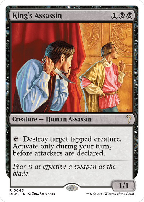 King's Assassin (White Border) (MB2-043) - Mystery Booster 2
