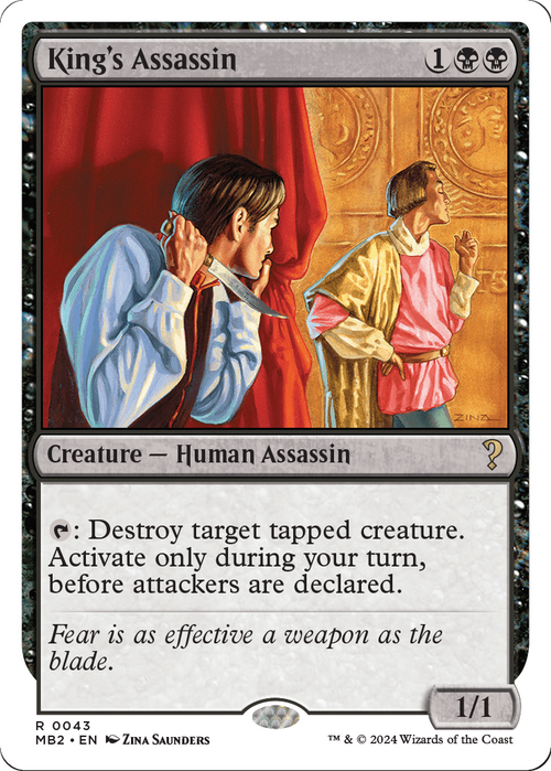 King's Assassin (White Border) (MB2-043) - Mystery Booster 2