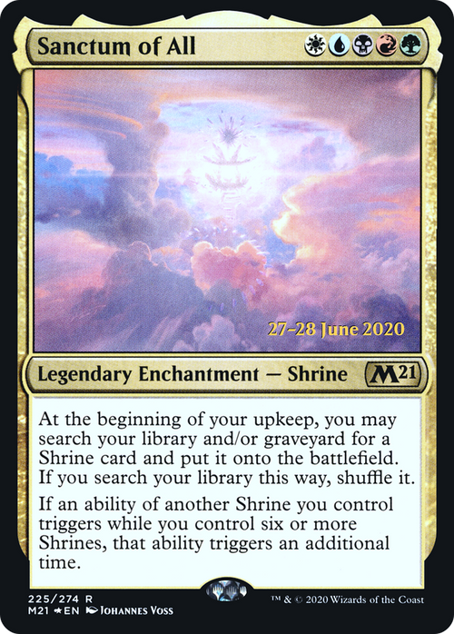 Sanctum of All (PRE-225S) - Core Set 2021 Promos Foil