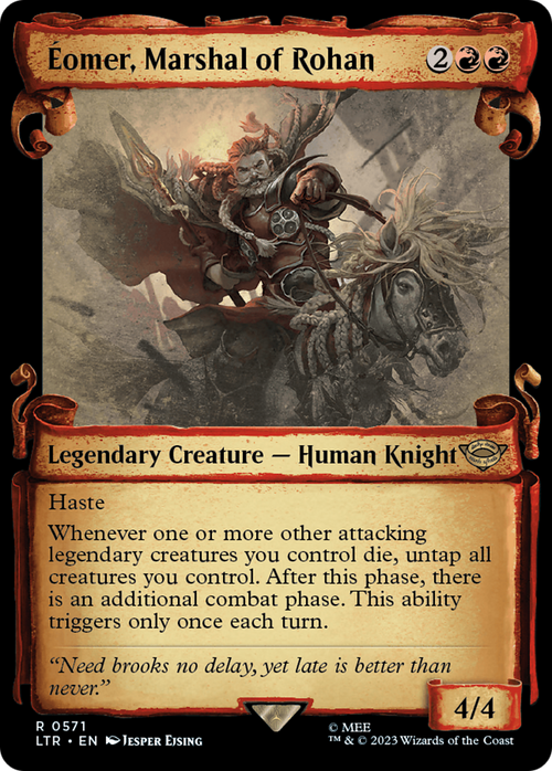 Eomer, Marshal of Rohan (Showcase Scrolls) (LTR-571) - The Lord of the Rings: Tales of Middle-earth: (Showcase)