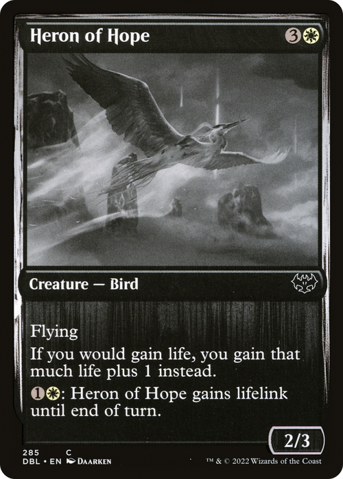 Heron of Hope (DBL-285) - Innistrad: Double Feature Foil
