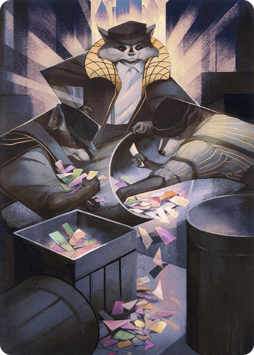 Masked Bandits // Masked Bandits (ASNC-069) - New Capenna Art Series (Borderless) Foil