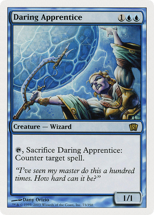 Daring Apprentice (8ED-073) - 8th Edition Foil