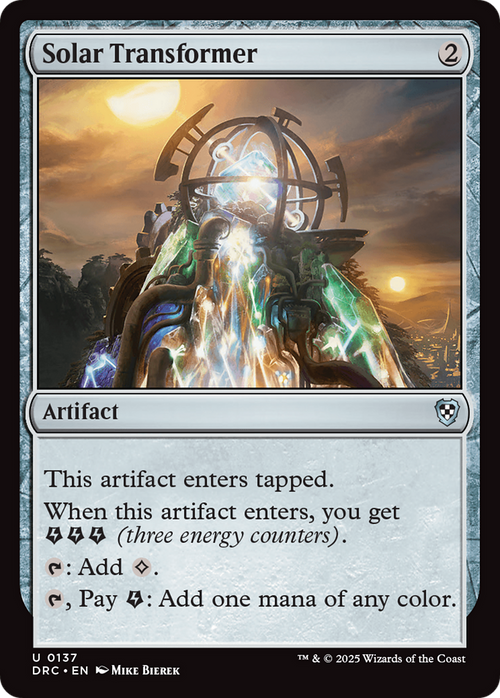 Solar Transformer (DRC-137) - Commander: Aetherdrift