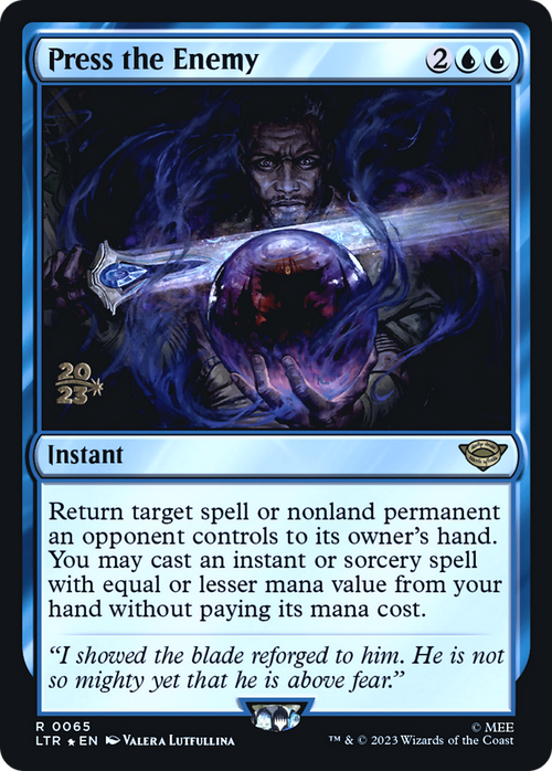 Press the Enemy (PRE-065) - Tales of Middle-earth Promos Foil