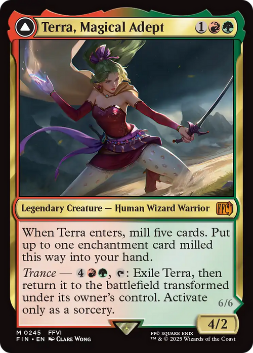 Terra, Magical Adept (FIN-245) - FINAL FANTASY: (enchantment) Foil