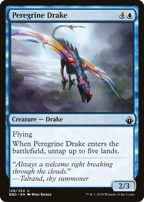 Peregrine Drake (BBD-128) - Battlebond Foil