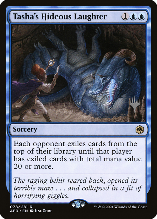 Tasha's Hideous Laughter (PPAFR-78P) - Adventures in the Forgotten Realms Promos Foil