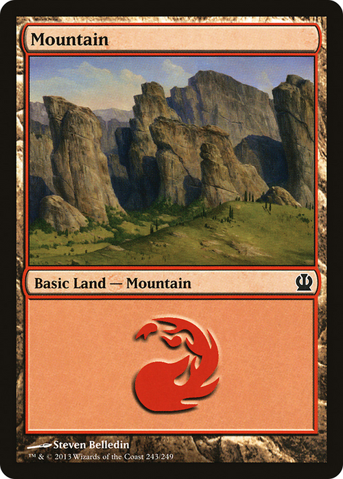 Mountain (243) (THS-243) - Theros