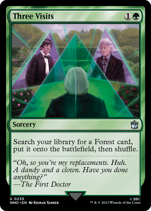 Three Visits (WHO-235) - Doctor Who Foil
