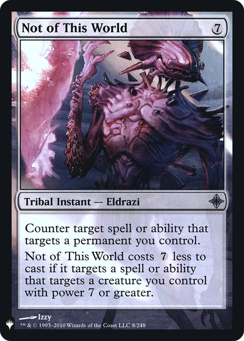 Not of This World (LIST-008) - The List Foil
