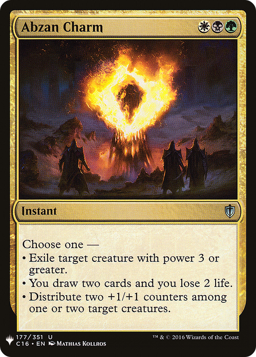 Abzan Charm (LIST-177) - The List