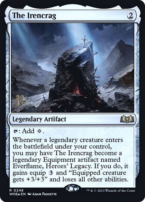 The Irencrag (PRE-248) - Wilds of Eldraine Promos Foil