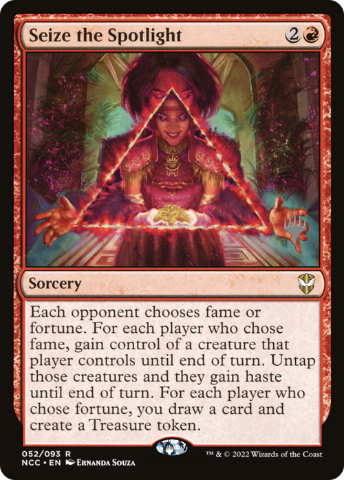 Seize the Spotlight (PPSNC-052) - New Capenna Commander Promos Foil