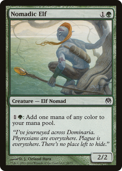 Nomadic Elf (DDE-038) - Duel Decks: Phyrexia vs. the Coalition