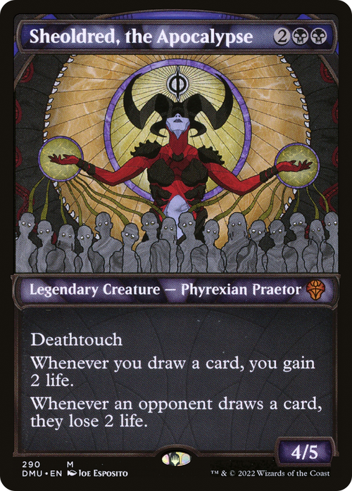 Sheoldred, the Apocalypse (Showcase) (DMU-290) - Dominaria United: (Showcase) Foil
