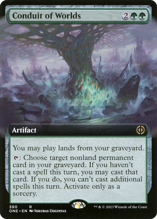 Conduit of Worlds (Extended Art) (ONE-390) - Phyrexia: All Will Be One: (Extended Art)