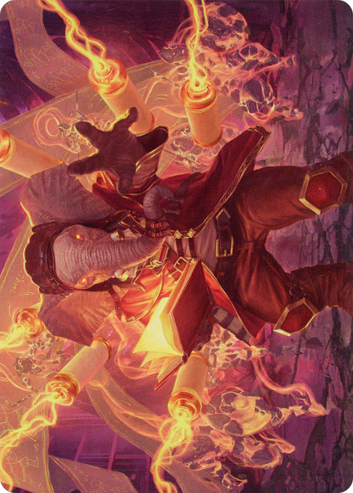 Quintorius, Loremaster // Quintorius, Loremaster (AMOM-052) - March of the Machine Art Series (Borderless) Foil