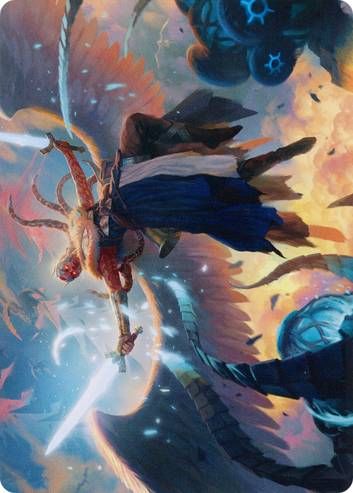 Boon-Bringer Valkyrie // Boon-Bringer Valkyrie (AMOM-002) - March of the Machine Art Series (Borderless) Foil