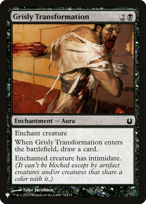 Grisly Transformation (LIST-74/165) - The List