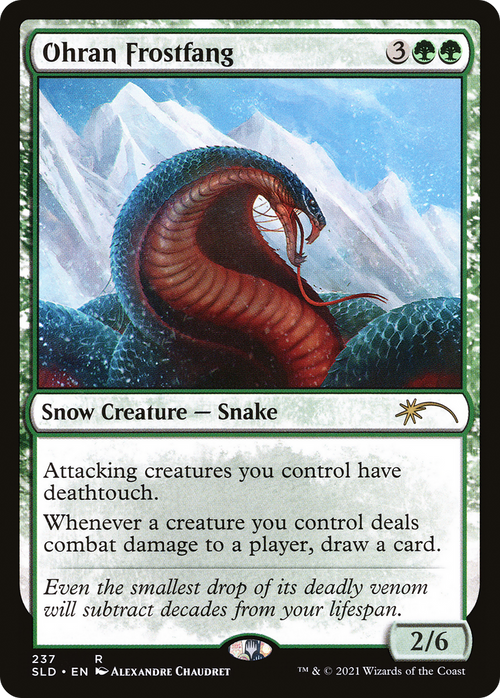 Ohran Frostfang (SLD-237) - Secret Lair Drop: (snow) Foil