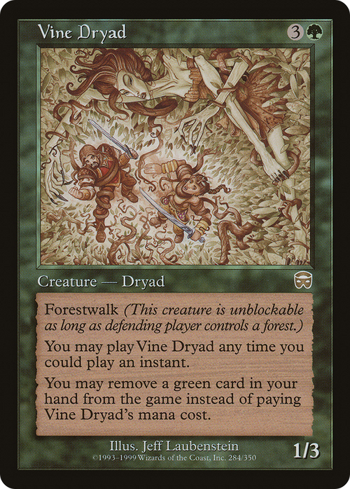 Vine Dryad (MMQ-284) - Mercadian Masques Foil