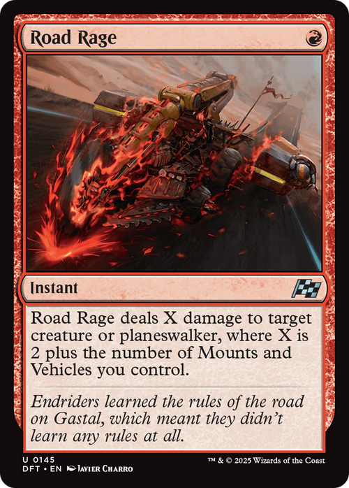 Road Rage (DFT-145) - Aetherdrift Foil
