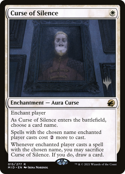 Curse of Silence (PPMID-15P) - Innistrad: Midnight Hunt Promos