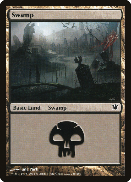 Swamp (258) (ISD-258) - Innistrad Foil