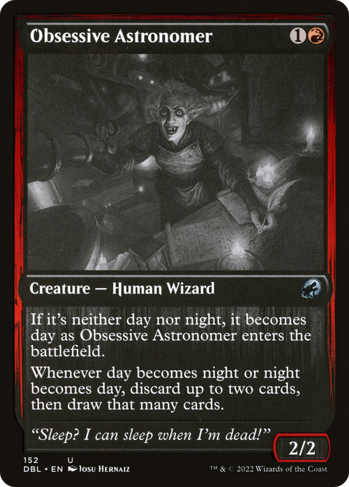 Obsessive Astronomer (DBL-152) - Innistrad: Double Feature