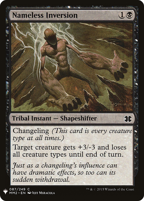 Nameless Inversion (LIST-MM2-87) - The List