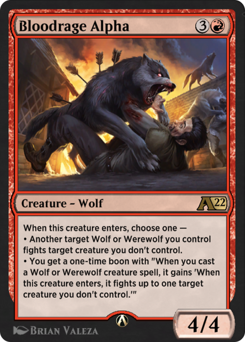 Bloodrage Alpha (Y22-036) - Alchemy: Innistrad