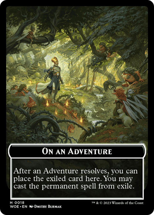 On an Adventure (TWOE-018) - Wilds of Eldraine Tokens