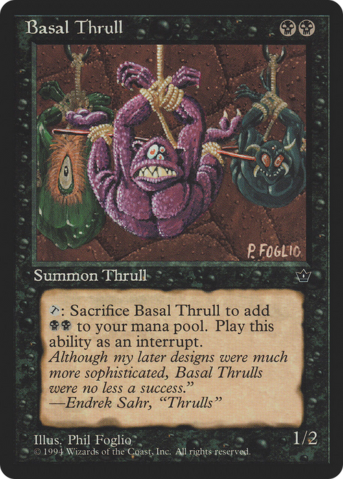 Basal Thrull (P. Foglio) (FEM-) - Fallen Empires