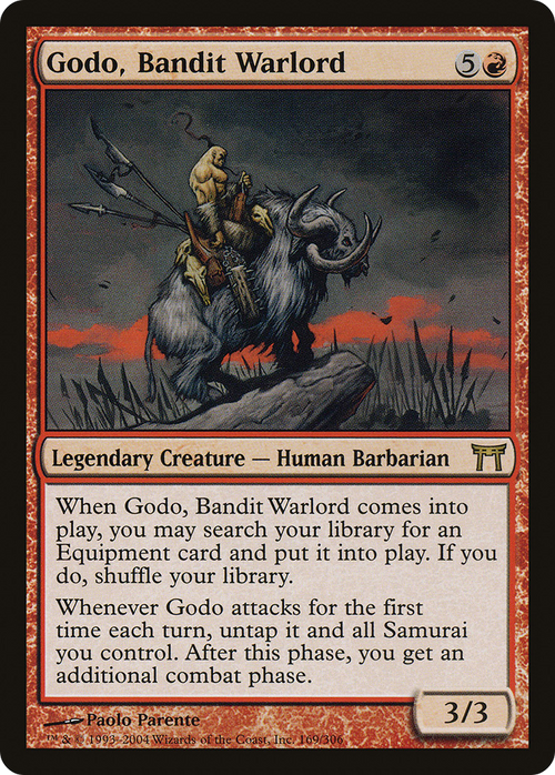 Godo, Bandit Warlord (CHK-169) - Champions of Kamigawa Foil