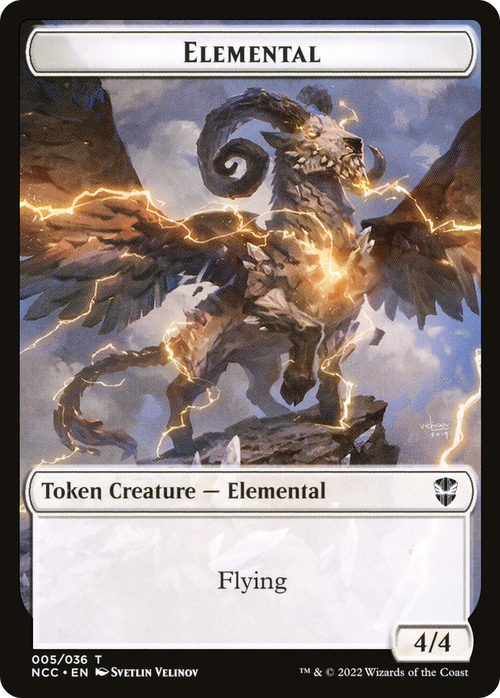 Elemental (TNCC-005) - New Capenna Commander Tokens