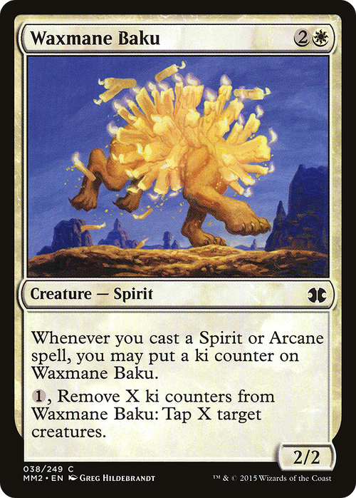 Waxmane Baku (MM2-038) - Modern Masters 2015 Foil