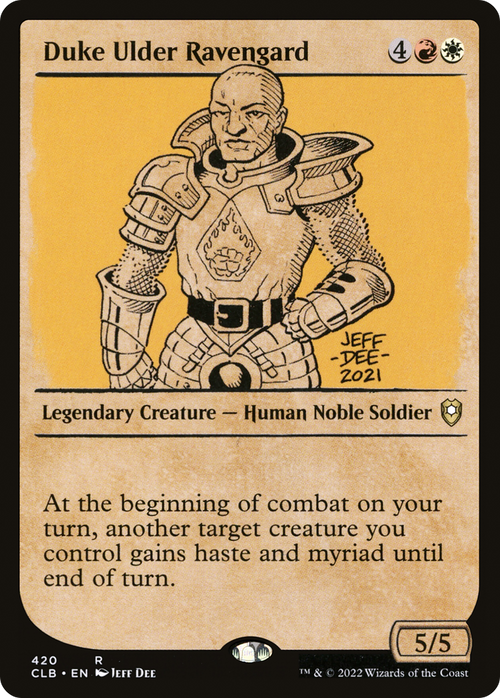 Duke Ulder Ravengard (Showcase) (CLB-420) - Commander Legends: Battle for Baldur's Gate: (Showcase) Foil