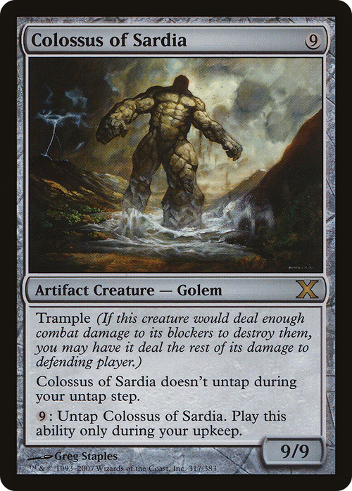 Colossus of Sardia (10E-317) - Tenth Edition