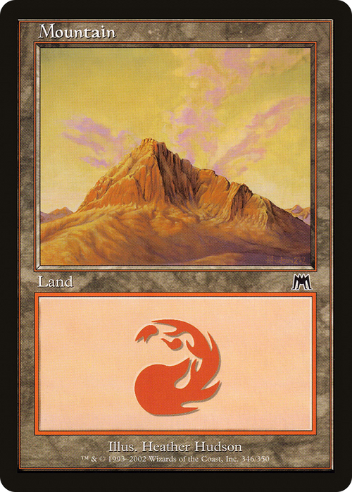 Mountain (346) (ONS-346) - Onslaught Foil