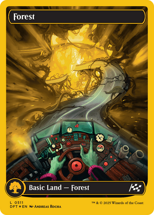 Forest (0511) (First-Place Foil) (DFT-511) - Aetherdrift: (Full Art) Foil