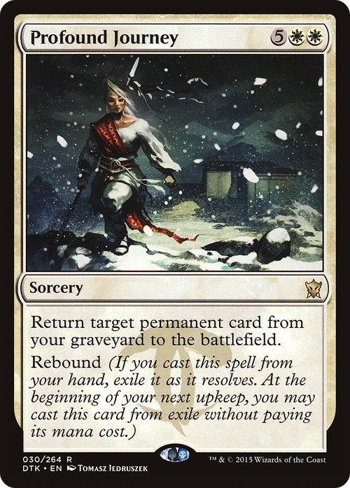 Profound Journey (DTK-030) - Dragons of Tarkir Foil