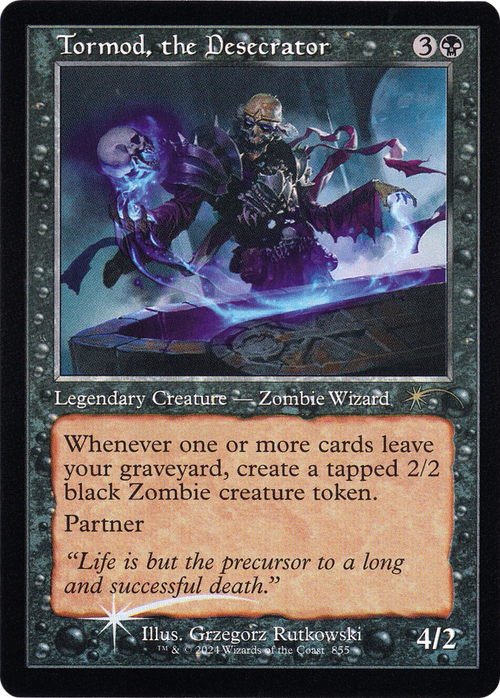 Tormod, the Desecrator (Retro Frame) (SLD-855) - Secret Lair Drop Foil
