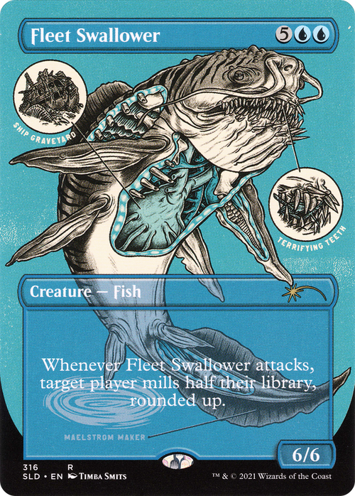 Fleet Swallower (SLD-316) - Secret Lair Drop (Borderless)
