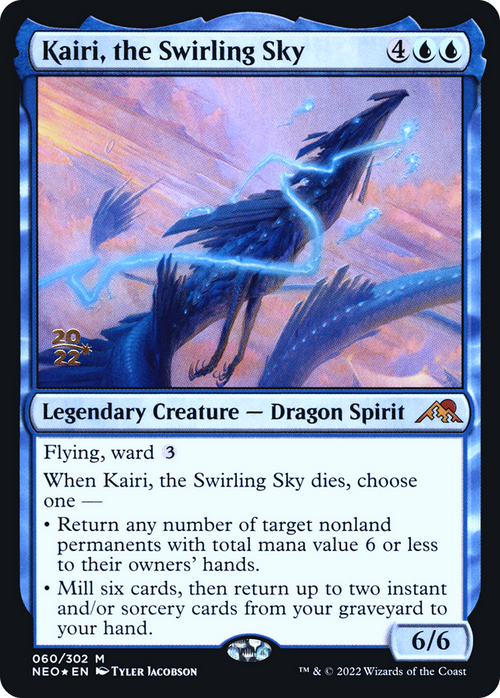 Kairi, the Swirling Sky (PRE-060) - Kamigawa: Neon Dynasty Promos Foil