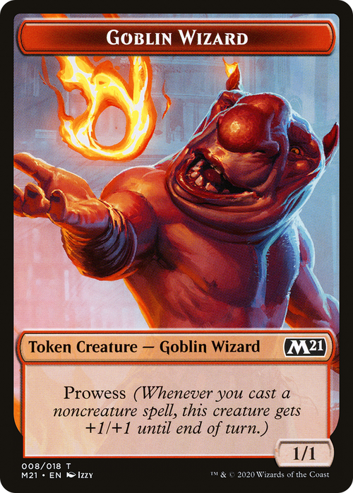 Goblin Wizard (TM21-008) - Core Set 2021 Tokens