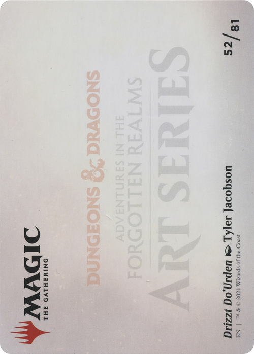 Drizzt Do'Urden // Drizzt Do'Urden (AAFR-052) - Adventures in the Forgotten Realms Art Series (Borderless)